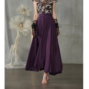 Elegent Flowing Linen Skirt